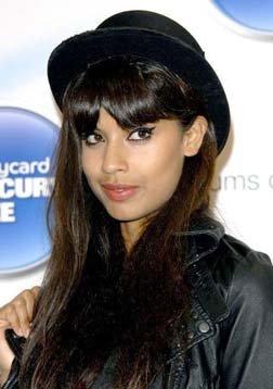 Stylish Jameela Jamil was also at the Barclaycard Mercury Prize Stylish Jameela Jamil was also at the Barclaycard Mercury Prize