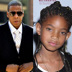 Jay Z and Willow Smith Jay Z and Willow Smith