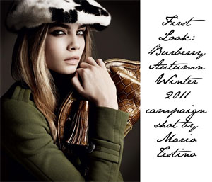 <b>First Look: Burberry...</b>