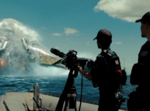 Rhianna and Taylor Kitsch in Battleship Rhianna and Taylor Kitsch in Battleship