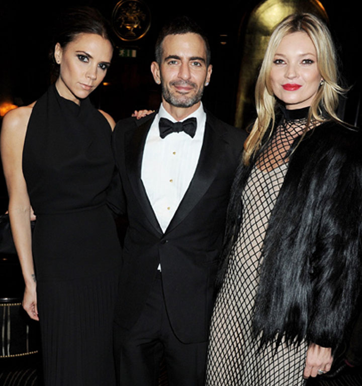 British Fashion Awards royalty Victoria Beckham, Marc Jacobs and Kate Moss British Fashion Awards royalty Victoria Beckham, Marc Jacobs and Kate Moss