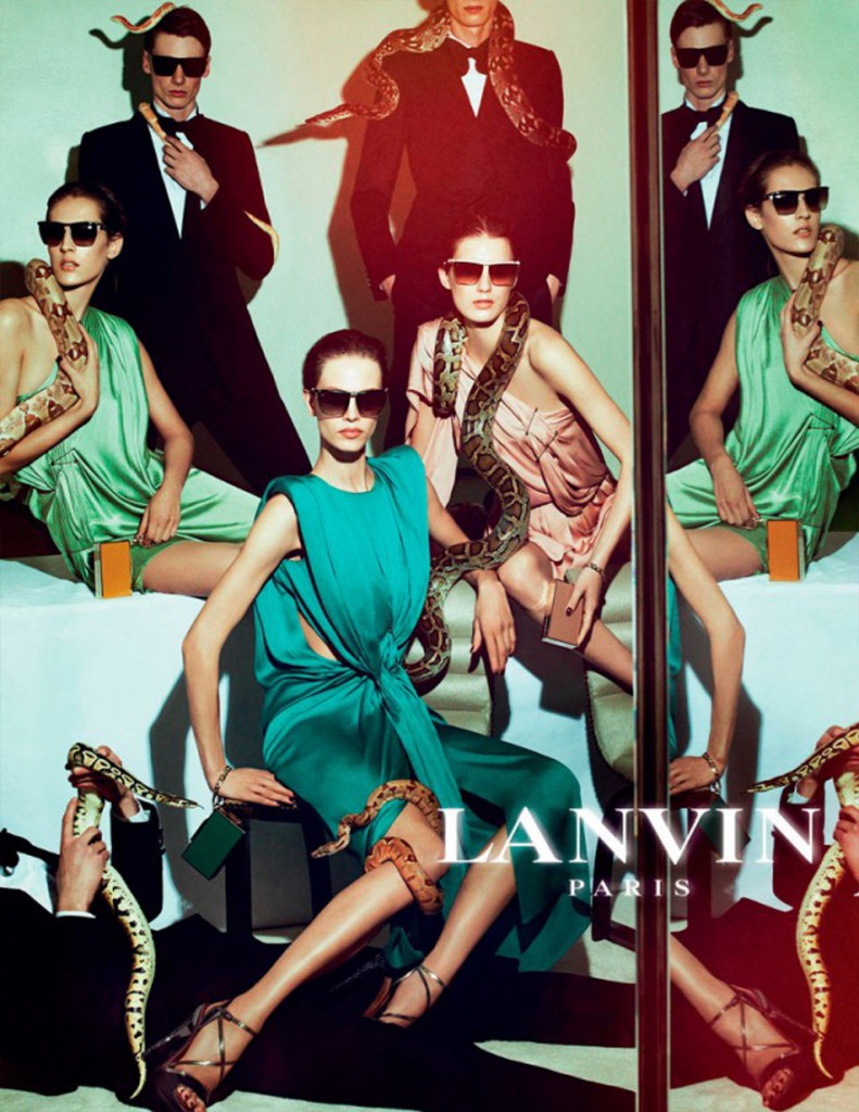 Lanvin Summer 2012 Campaign 791x1024 Lanvin Slithers for Summer