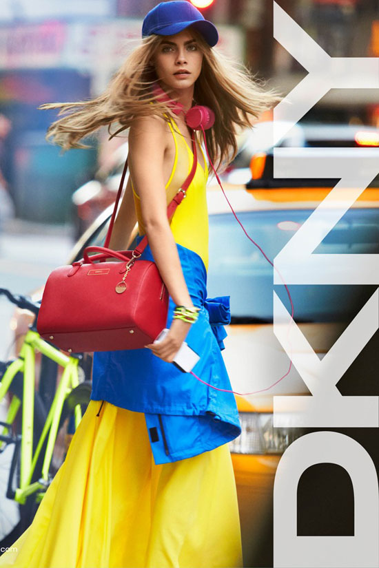 Cara Delevingne DKNY SS13