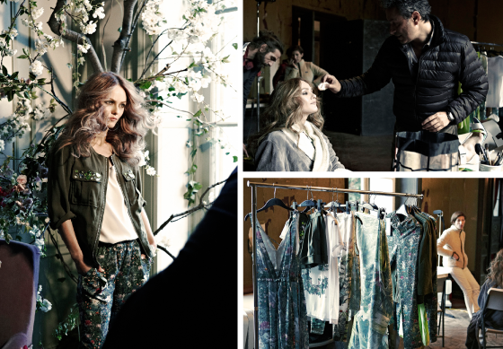 Vanessa Paradis behind-the-scenes H&M Conscious collection