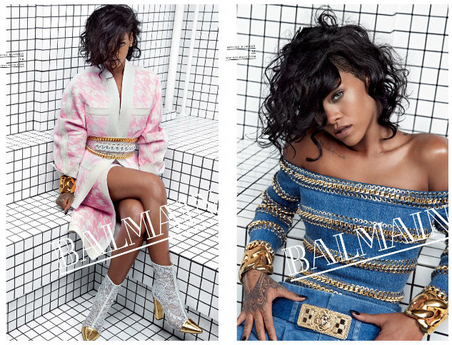 Rihanna for Balmain
