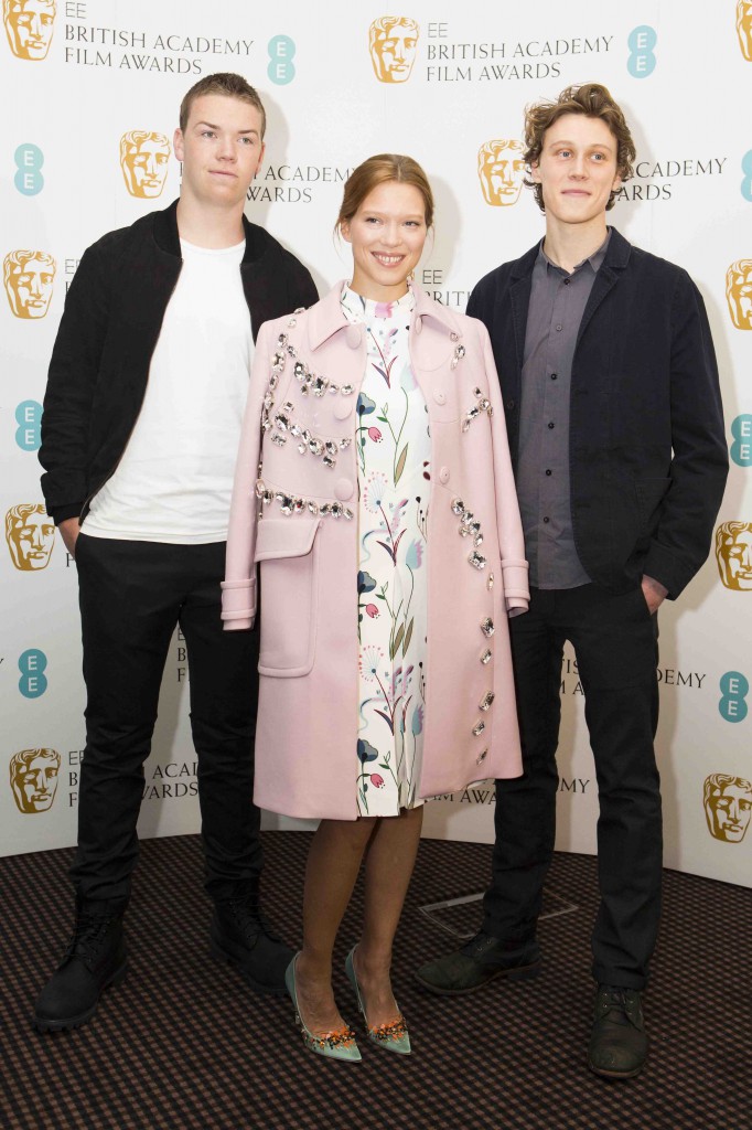 EE Rising Star Award nominees - Will Poulter, Lea Seydoux, George MacKay