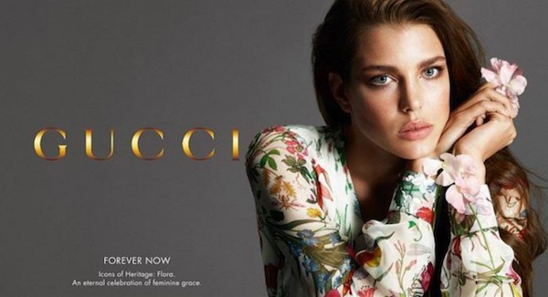 Charlotte Casiraghi for Gucci.