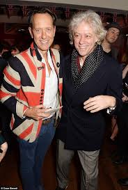 Richard E. Grant and Sir Bob Geldof at the launch of Jack.