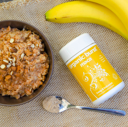 Organic Burst Maca Root Powder (£5.99).
