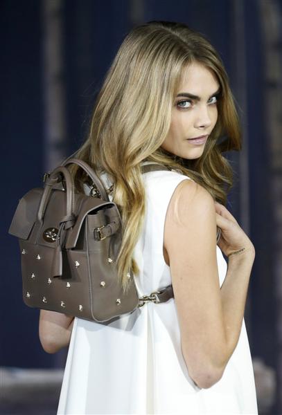 Cara Delevingne for Mulberry.