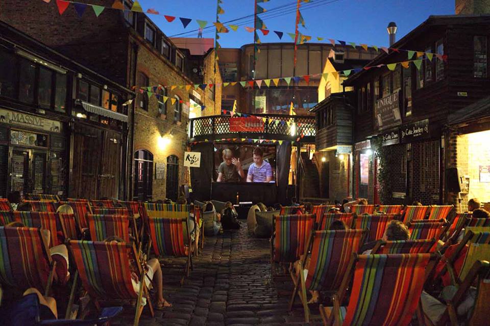 Backyard Cinema Camden Lock.