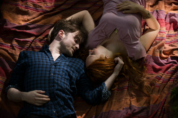 Daniel Radcliffe and Juno Temple in Horns. 