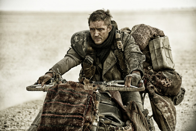 Tom Hardy stars in Mad Max: Fury Road.