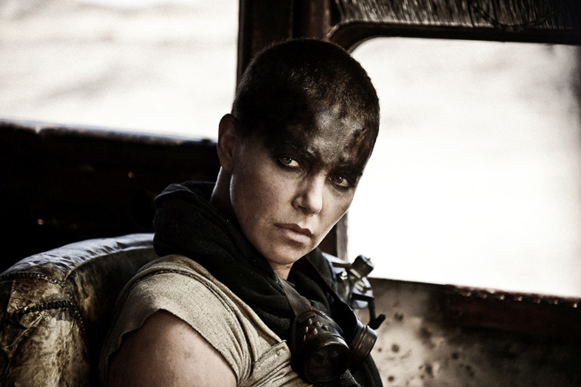 Charlize Theron stars in Mad Max: Fury Road.