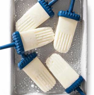 Coconut yogurt pops.