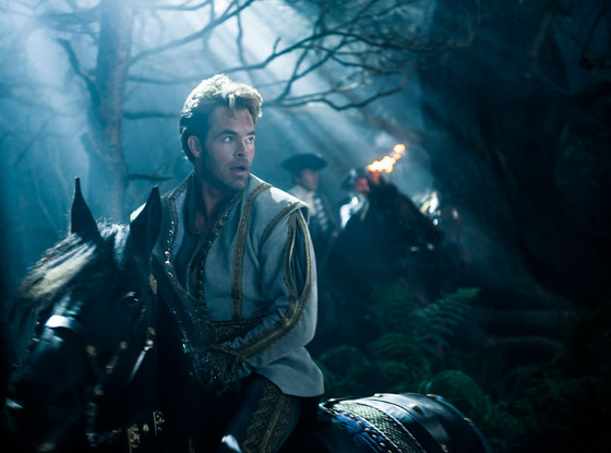 Chris Pine as The Prince in Into the Woods. 