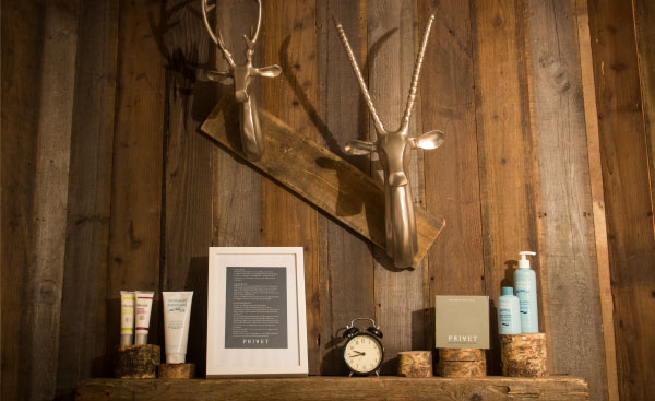 The Log Cabin at Privet Wax Bar, London.