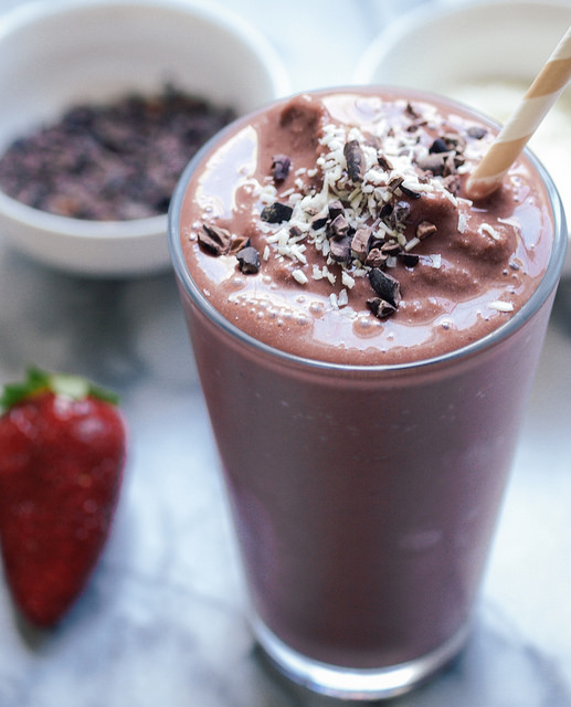 Fit Girl Food: The Choco Maca Milkshake.