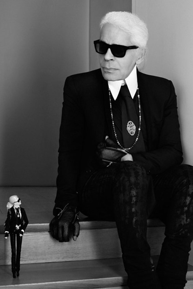 Karl Lagerfeld Barbie.