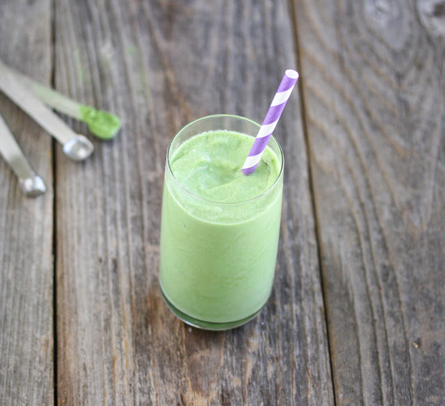 Fit Girl Food: Morning Matcha Milkshake.