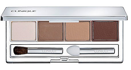 Clinique Shadow Quad in Teddy Bear (£28.00).