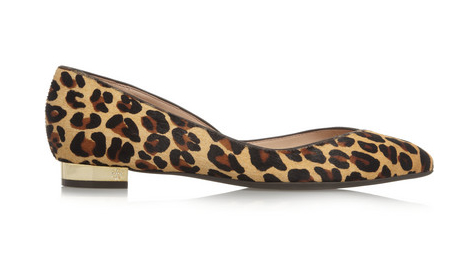 Tory Burch Nicki Leopard Print Flats (£235.00).