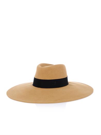 Maison Michel Fera Capeline Felt Hat (£295.00).