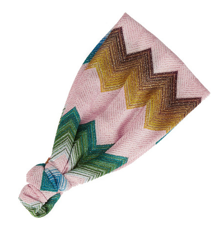 Missoni Metallic Crochet Knit Headband (£80.00).