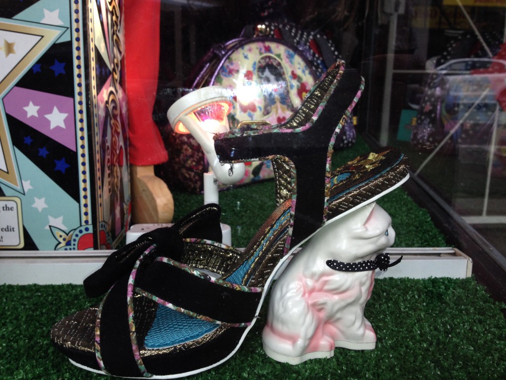Kitten heels on Long Street.