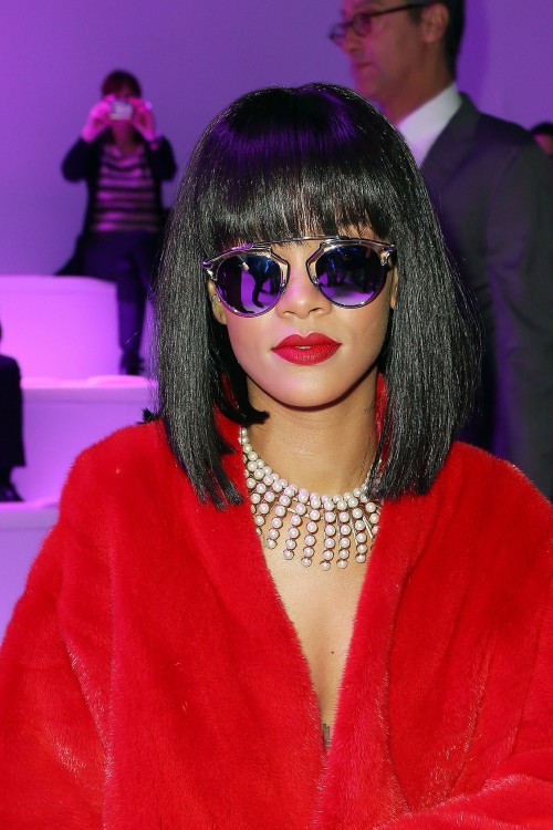 Rihanna at Dior 2014.