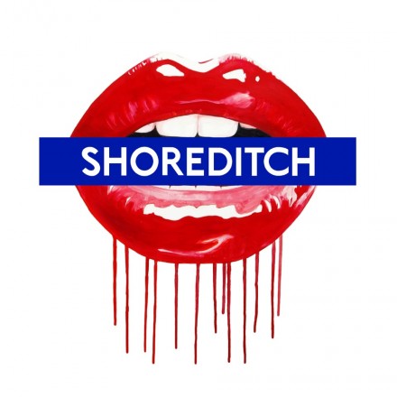 New print 'Shoreditch' in the 'Lips' series