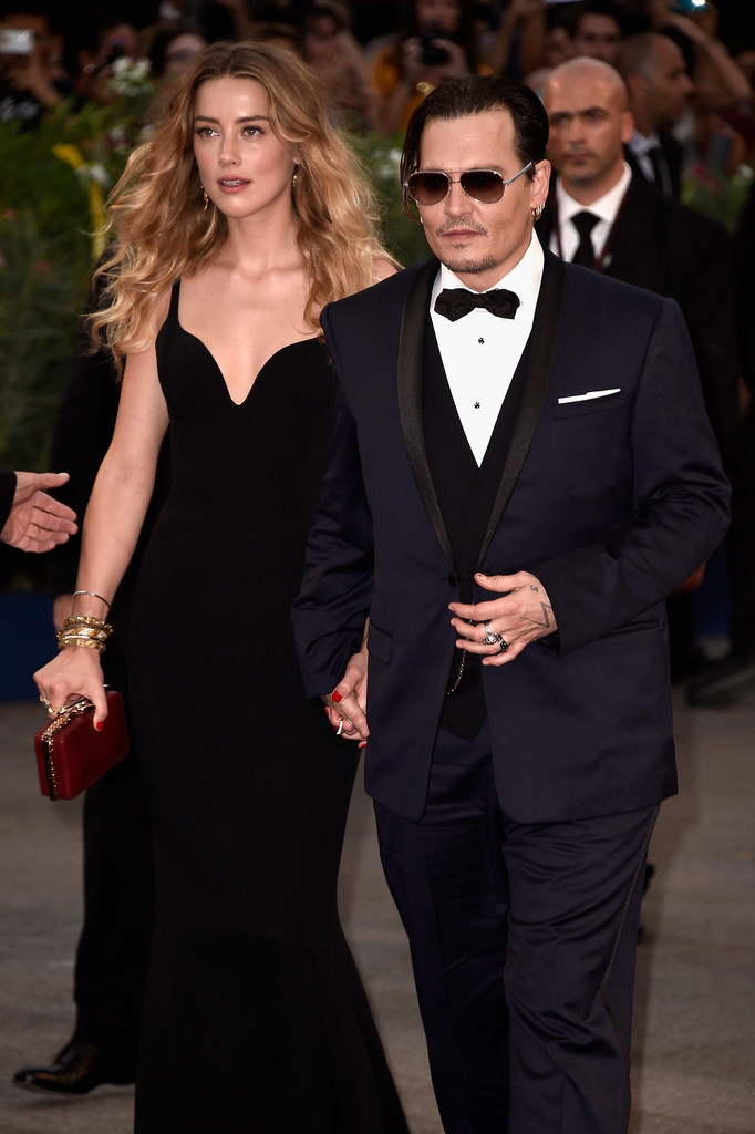 Amber Heard & Johnny Depp, Venice Film Festival 2015