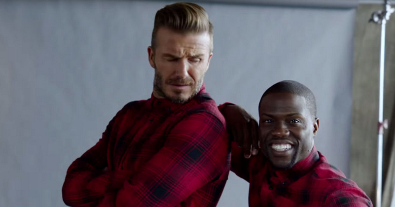 David Backham and Kevin Hart