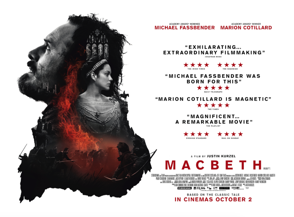 Macbeth starring Michael Fassbender