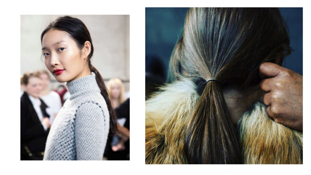 Low Ponytails at Emilia Wickstead & Amanda Wakeley