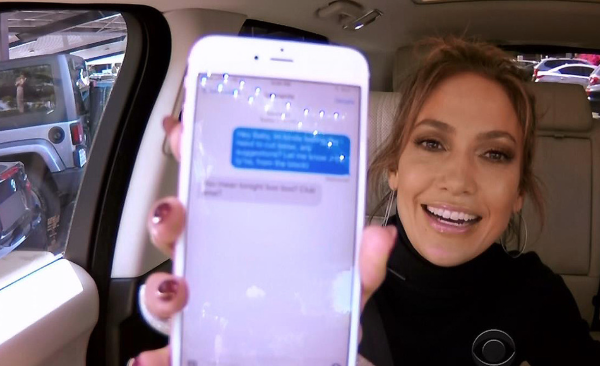 JLO IN CARPOOL KARAOKE Beauty And The Dirt