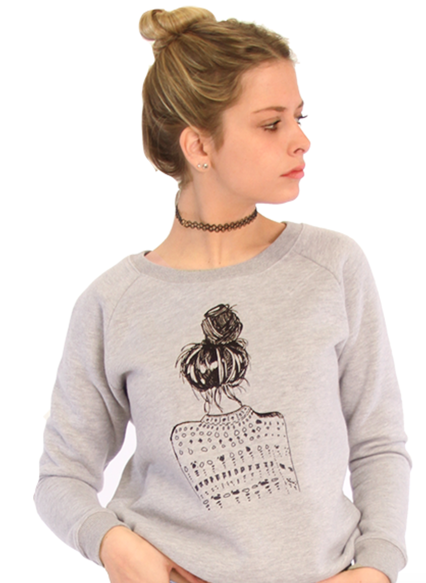 Over It Girl Sweater, $88