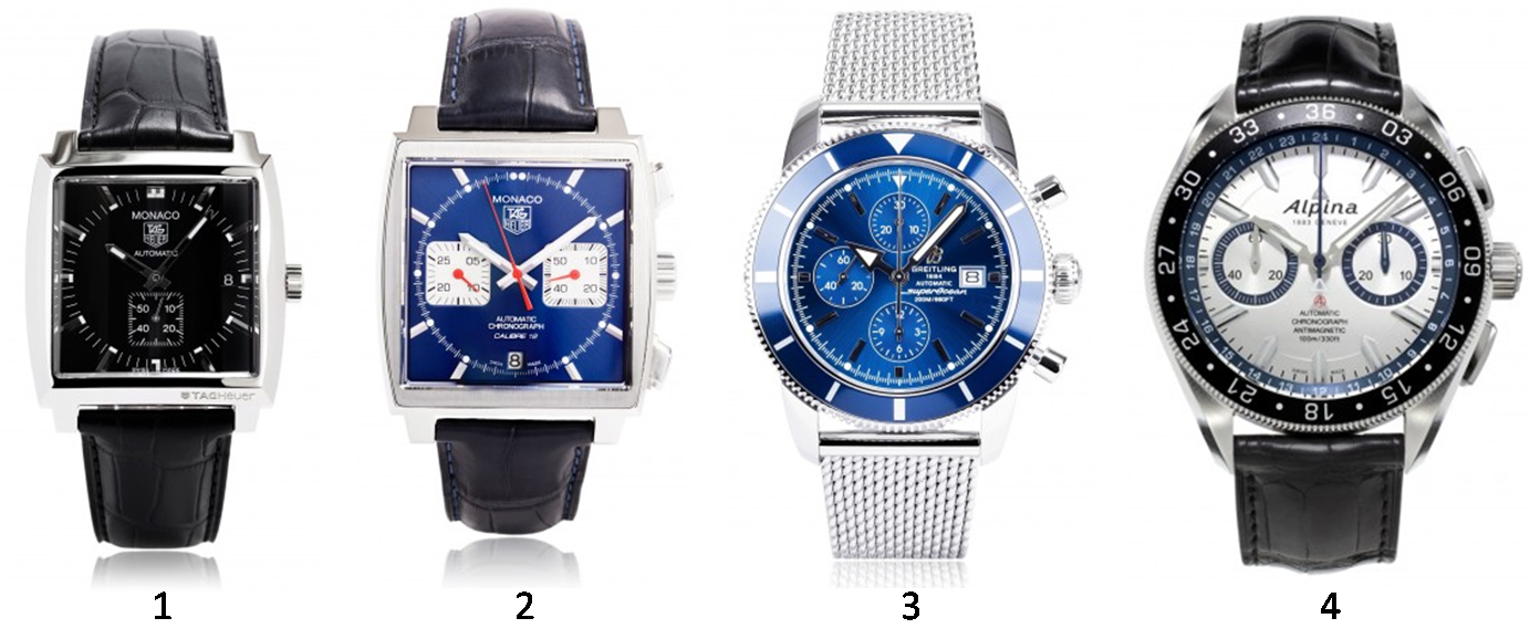 1. TAG Heuer / 2. Monaco