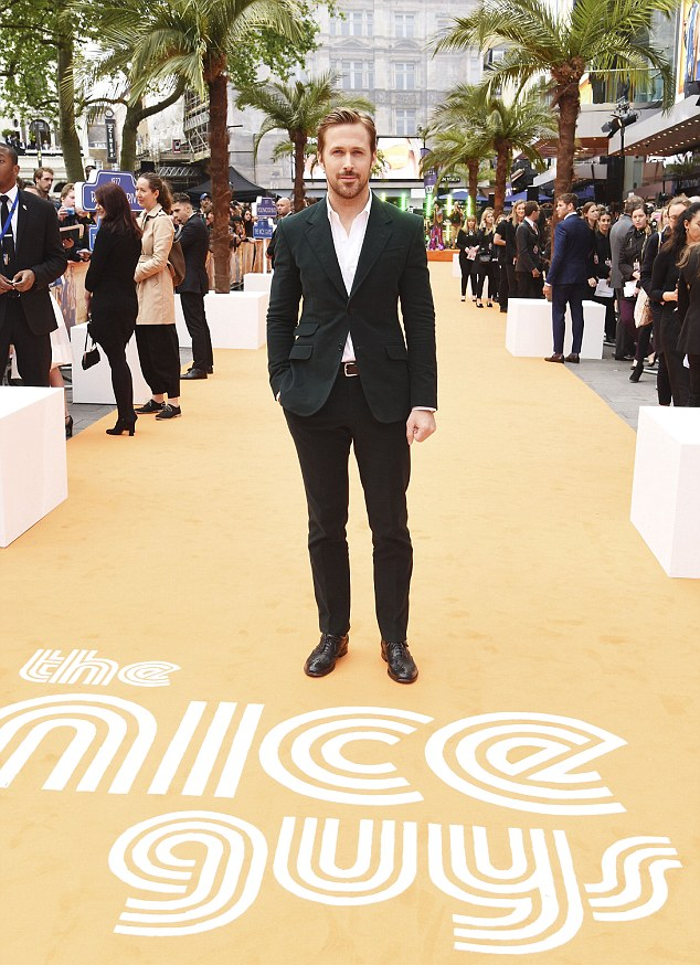 The Nice Guys – Ryan Gosling on the orange carpet