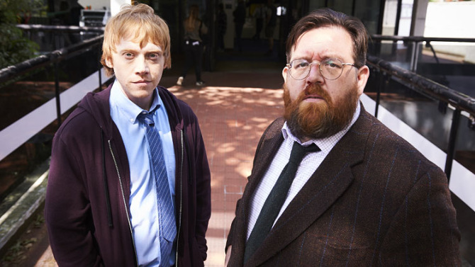 Rupert Grint and Nick Frost