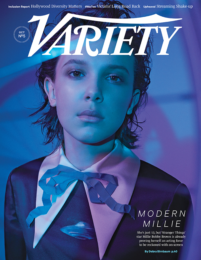 Millie Bobby Brown on the cover of Variety Magazine