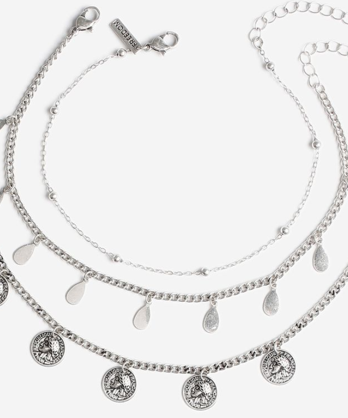 Coin and Drop Anklet Pack (£10.00)